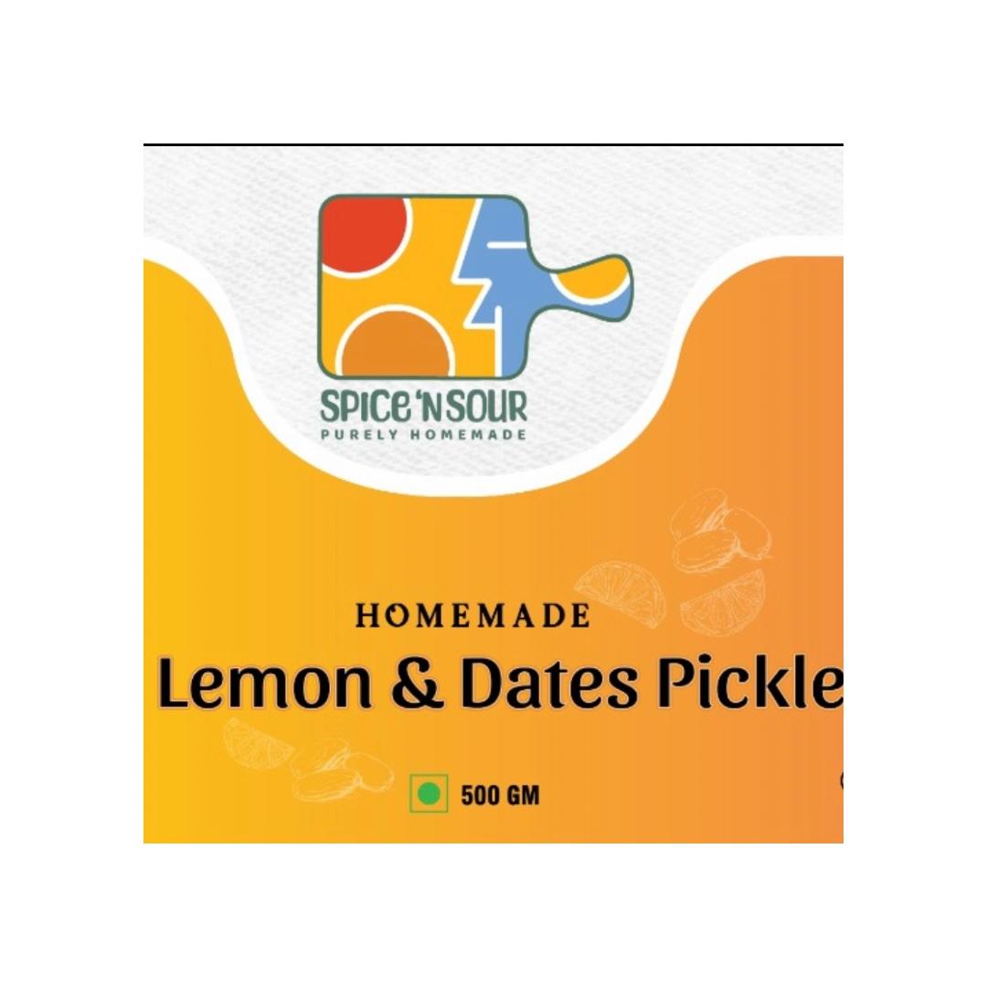 Lemon & Dates Pickles 500 GRM നാരങ്ങ & ഈന്തപഴം അച്ചാർ