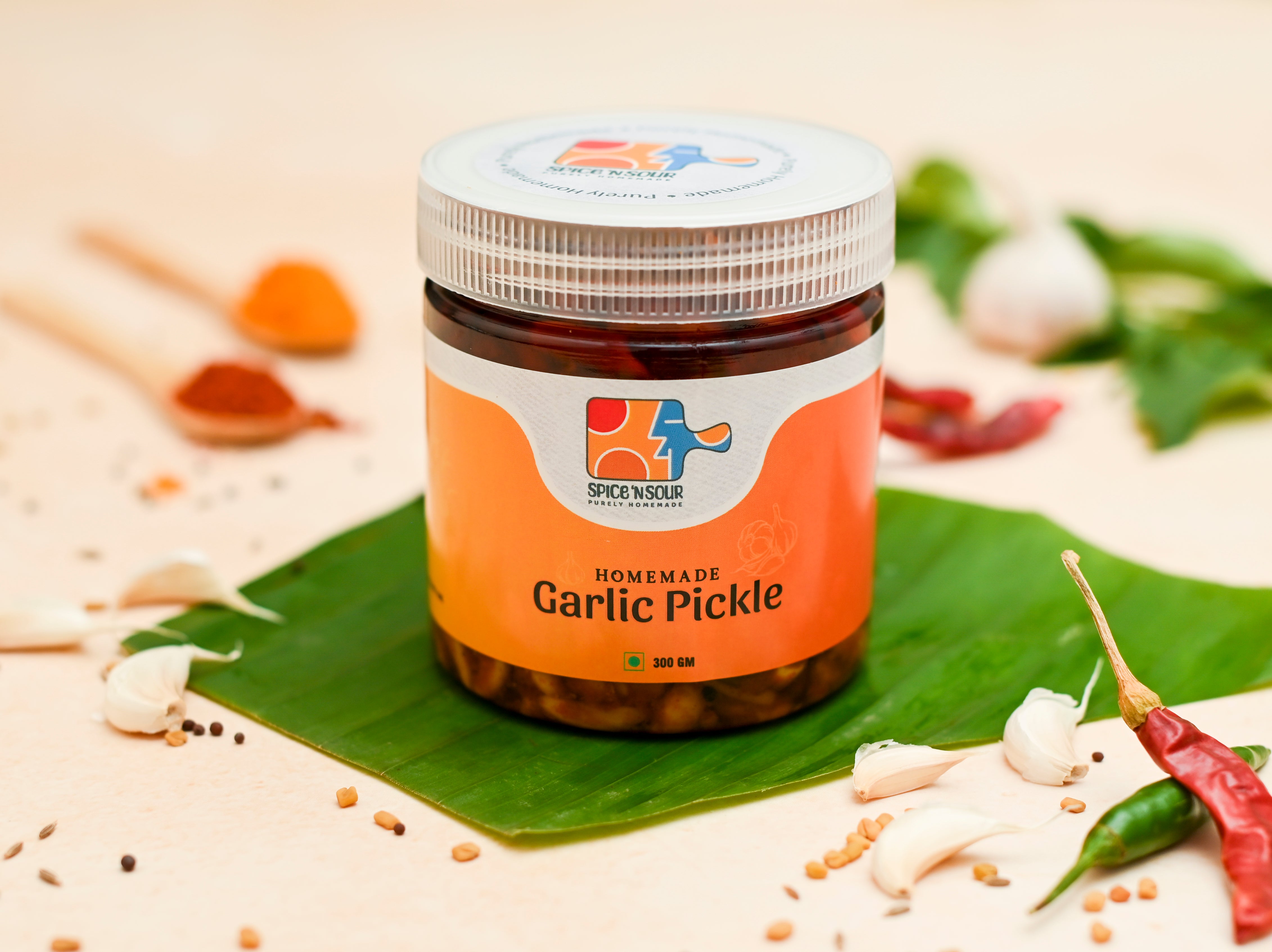 Garlic Pickles 300 GRM വെളുത്തുള്ളി അച്ചാർ