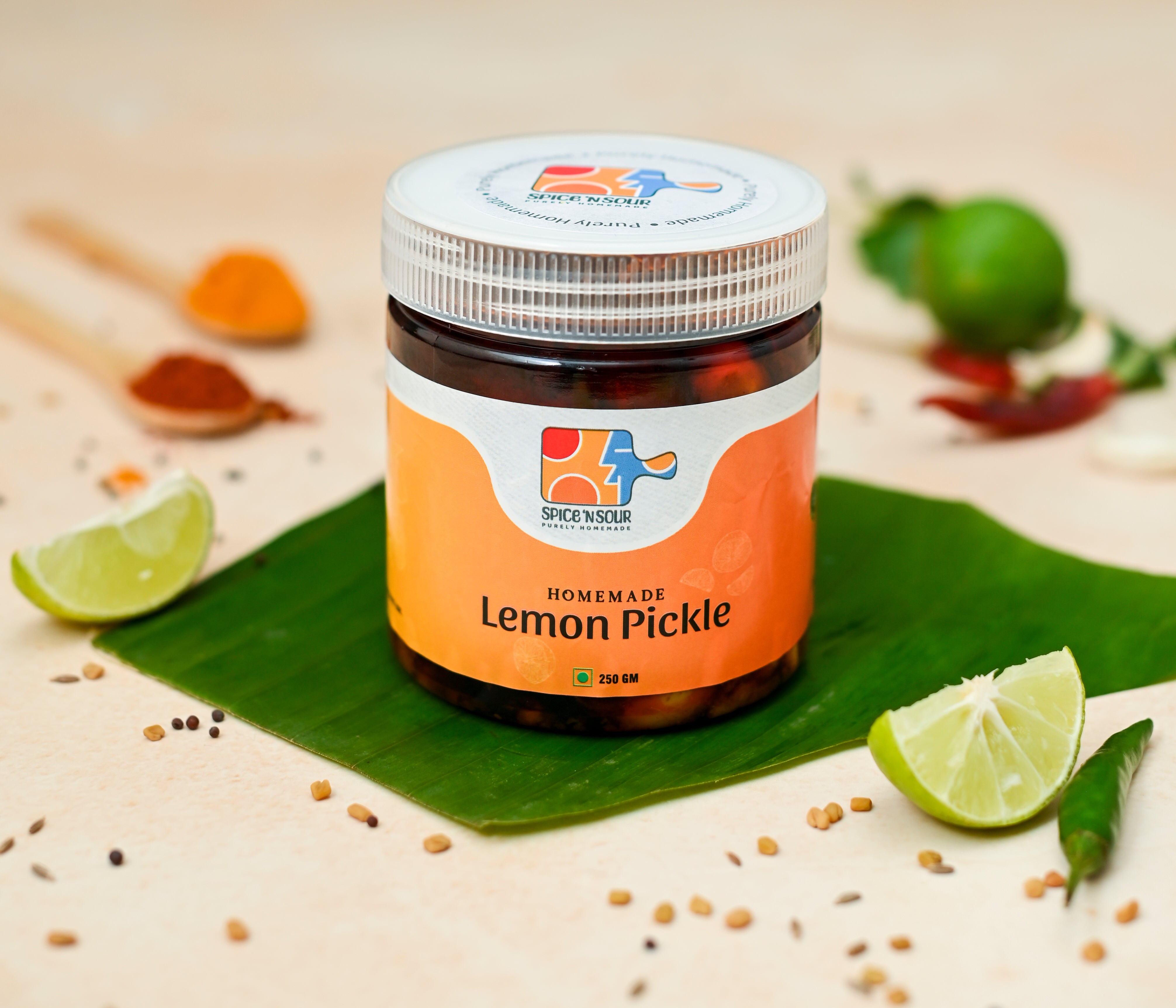 Lemon Pickles 300 GRM നാരങ്ങ അച്ചാർ